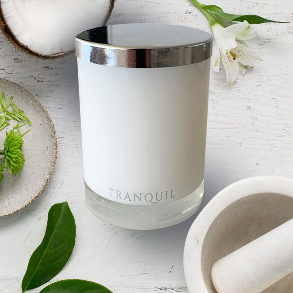 Tranquil Soy Candle - styled