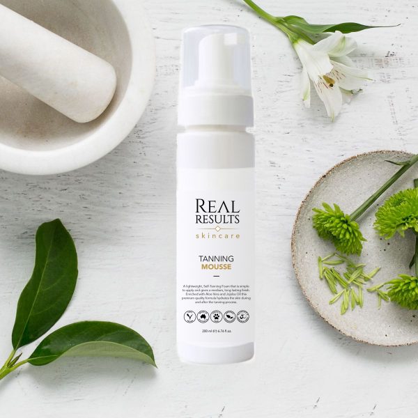 Tanning Mousse mockup styled